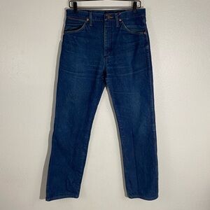 Vintage 90’s Wrangler Men’s Denim Jeans 33 x 31 100% Cotton Made in USA